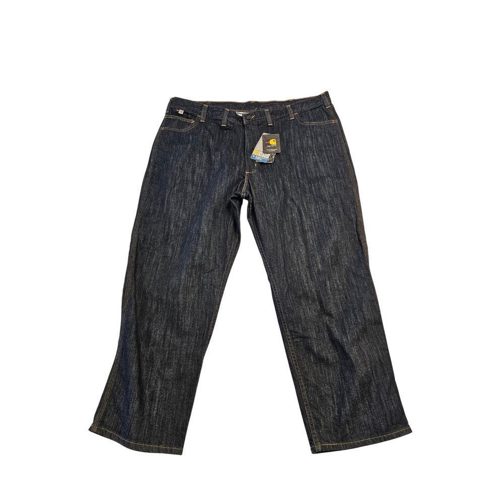 Carhartt FR Force Rugged Flex Relaxed Fit Jeans 46x30 Blue Flame Resistant new